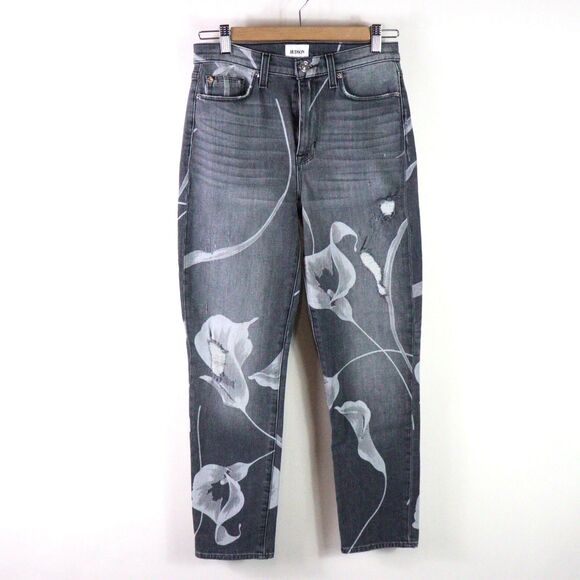 NWT Hudson Jeans Zoeey High Rise Floral Jeans size 26 - Picture 3 of 8